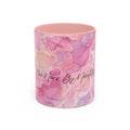 'Nic Nacs By Nicolette' Pastel Pink Marble Mug