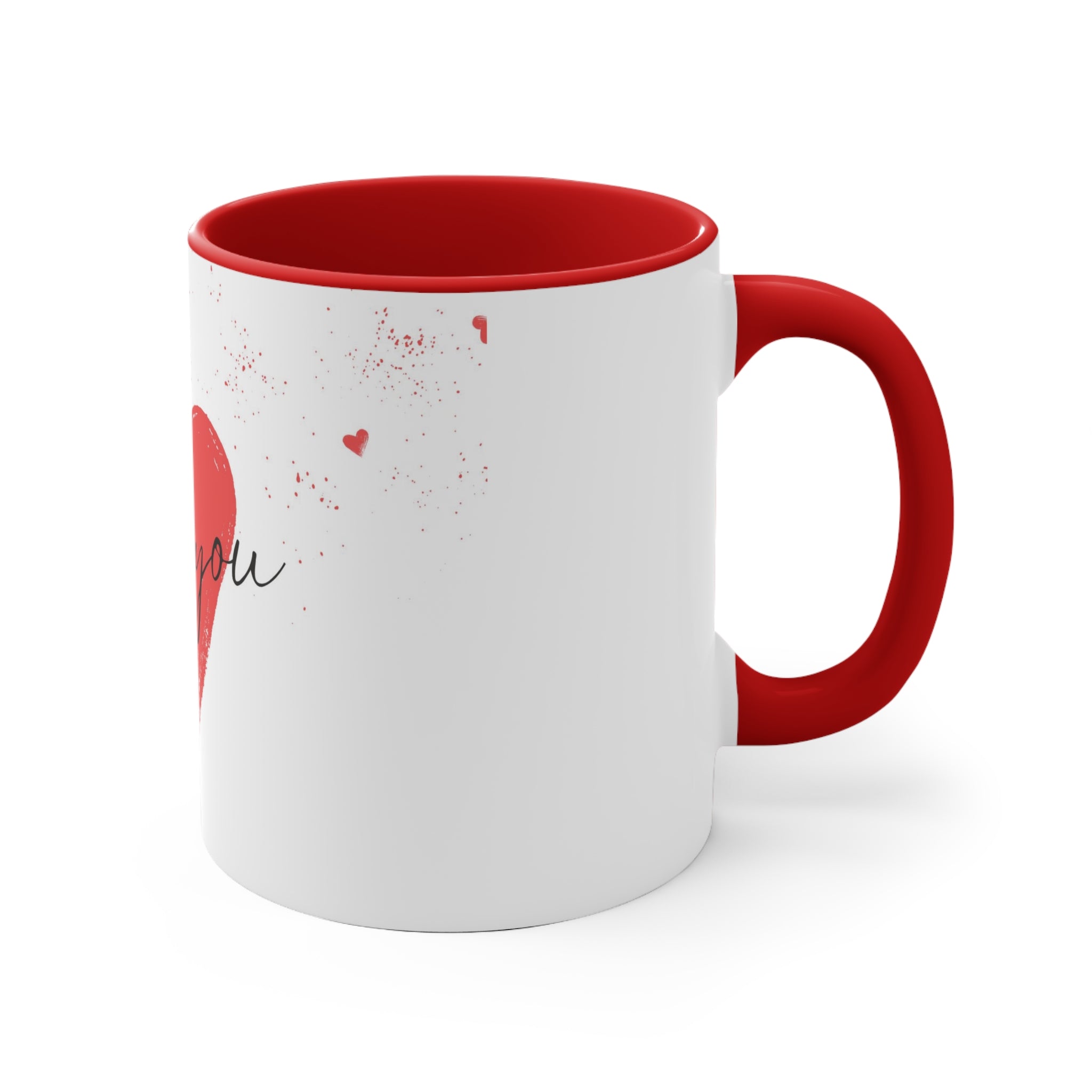 "I love you" Heart Mug