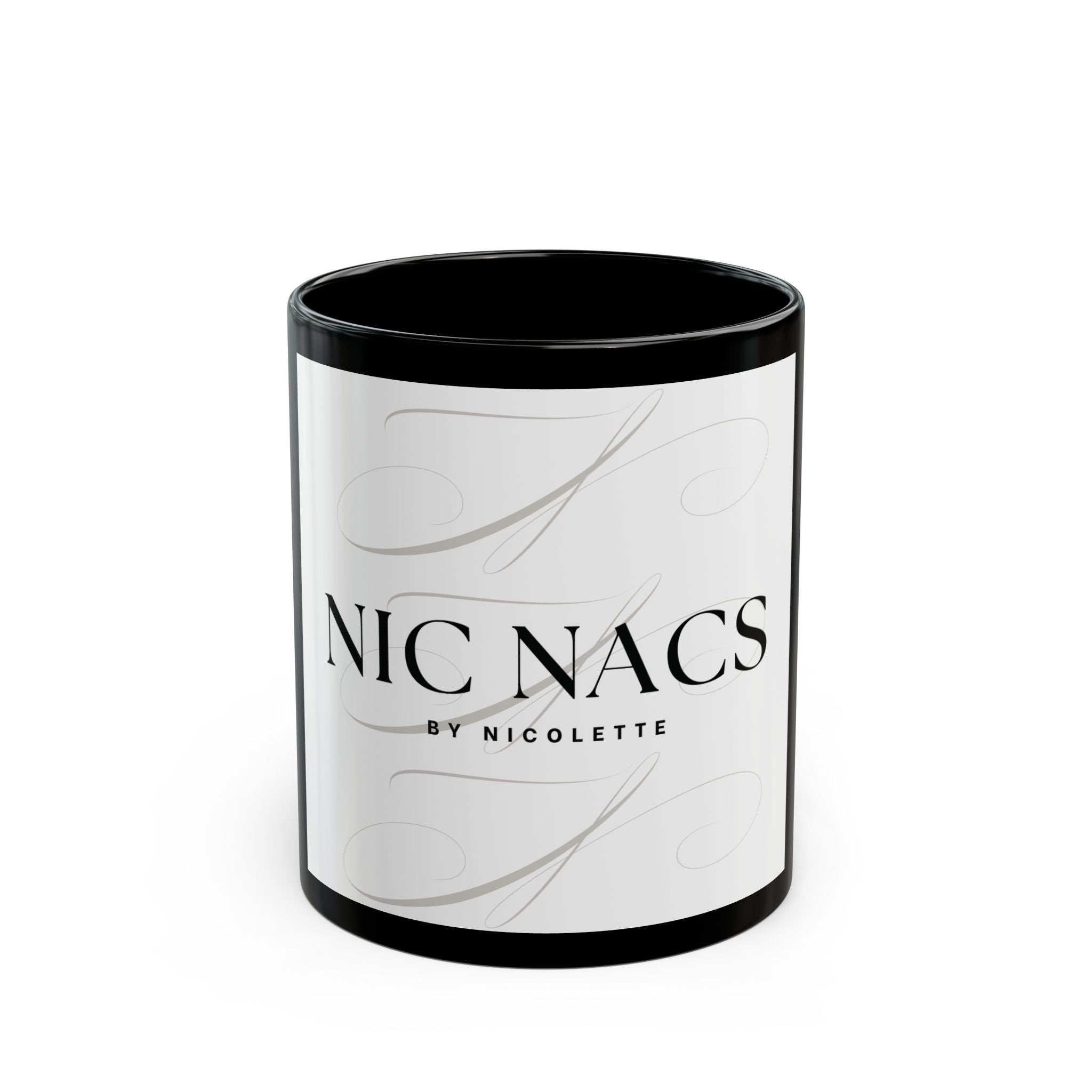 Nic Nacs By Nicolette Black Mug
