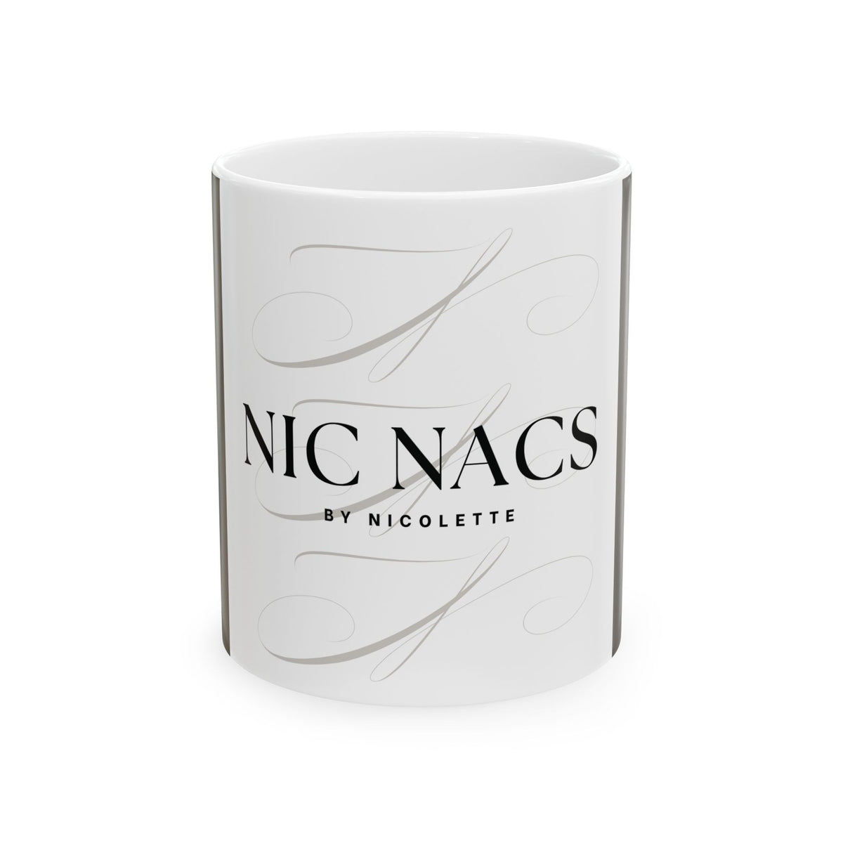 Nic Nacs By Nicolette Brown Logo Ceramic Mug