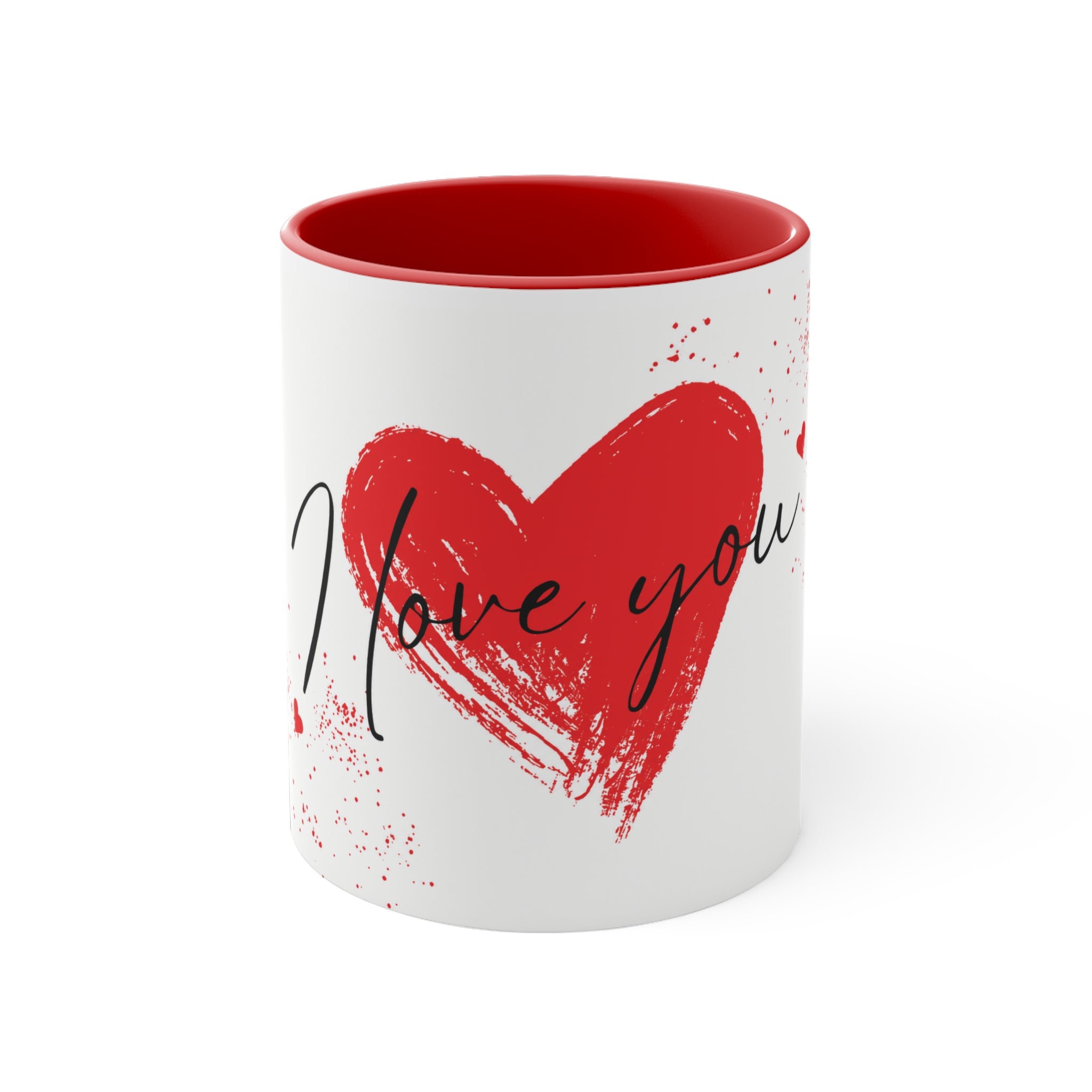 "I love you" Heart Mug