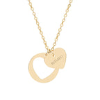 “BLESSED” Gold Pendant Necklace