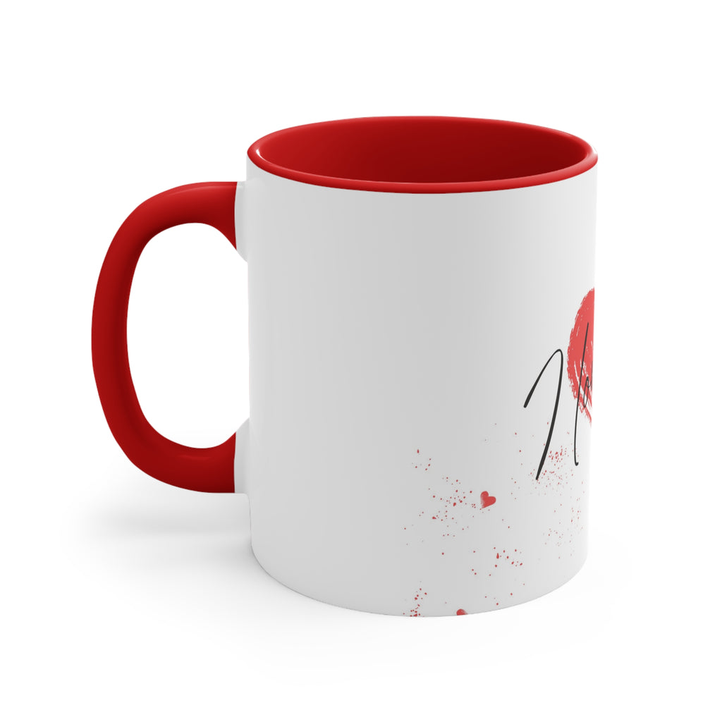 "I love you" Heart Mug