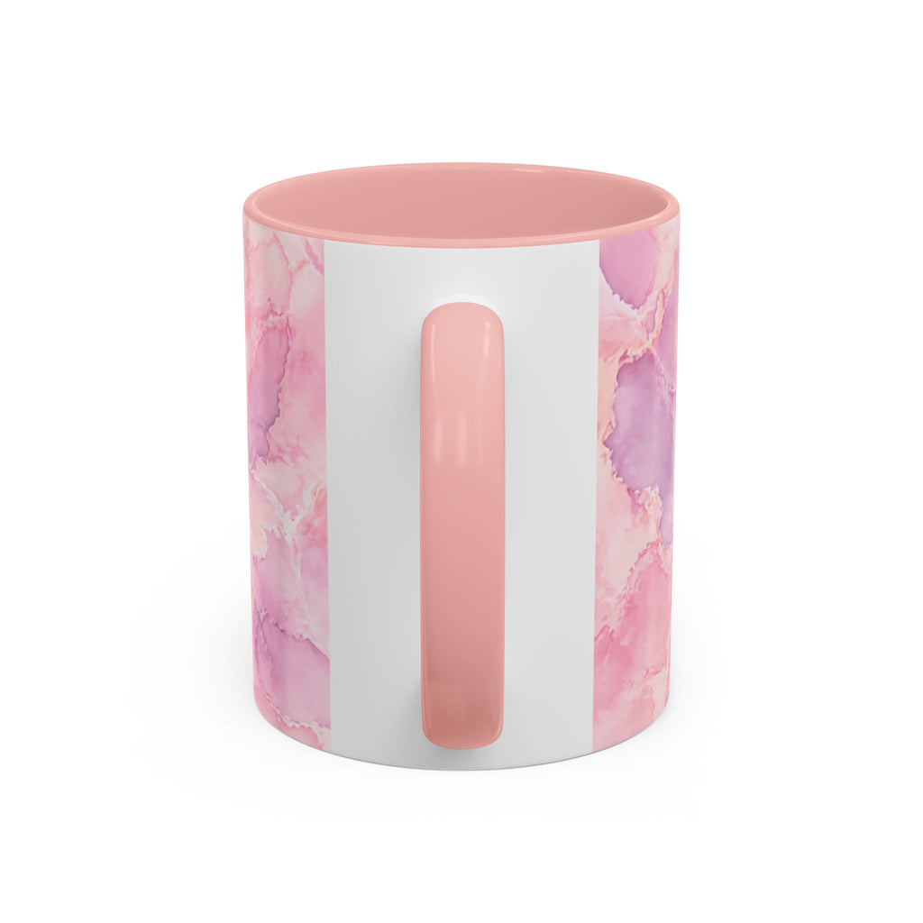 'Nic Nacs By Nicolette' Pastel Pink Marble Mug