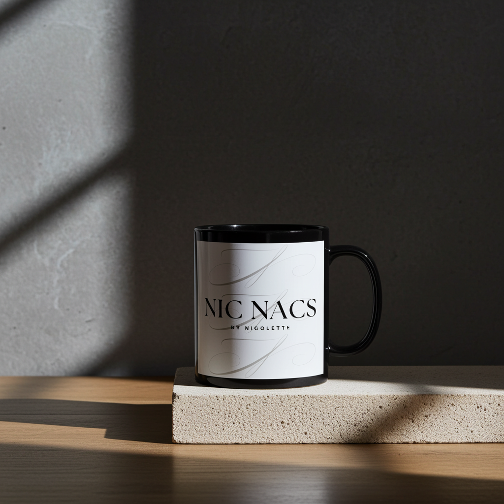 Nic Nacs By Nicolette Black Logo Mug