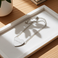 “As a Man Thinketh” Inspirational Engraved Stainless Steel Heart Necklace