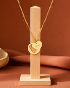 “BLESSED” Gold Pendant Necklace