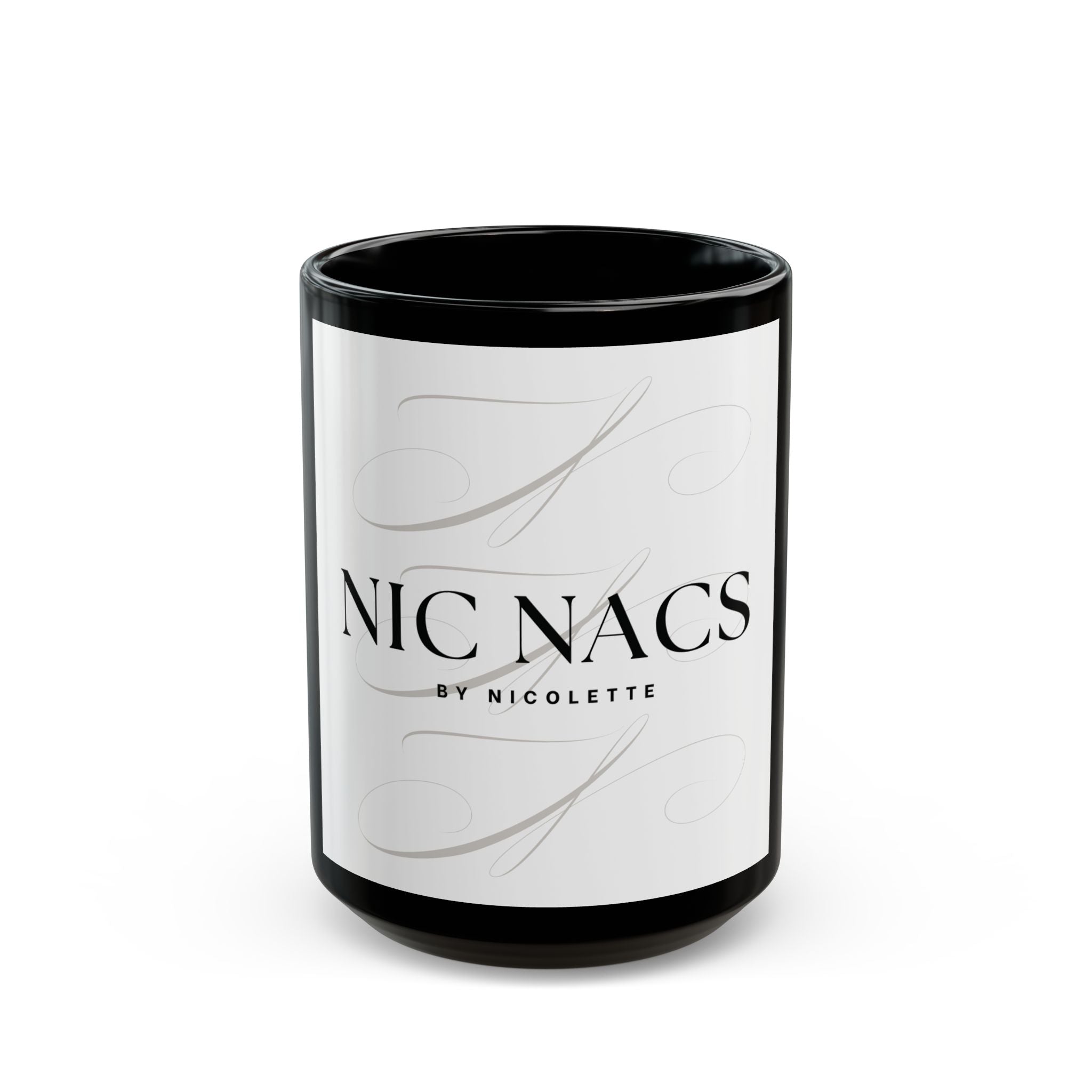 Nic Nacs By Nicolette Black Mug