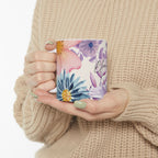 'Bloom' Floral Ceramic Mug