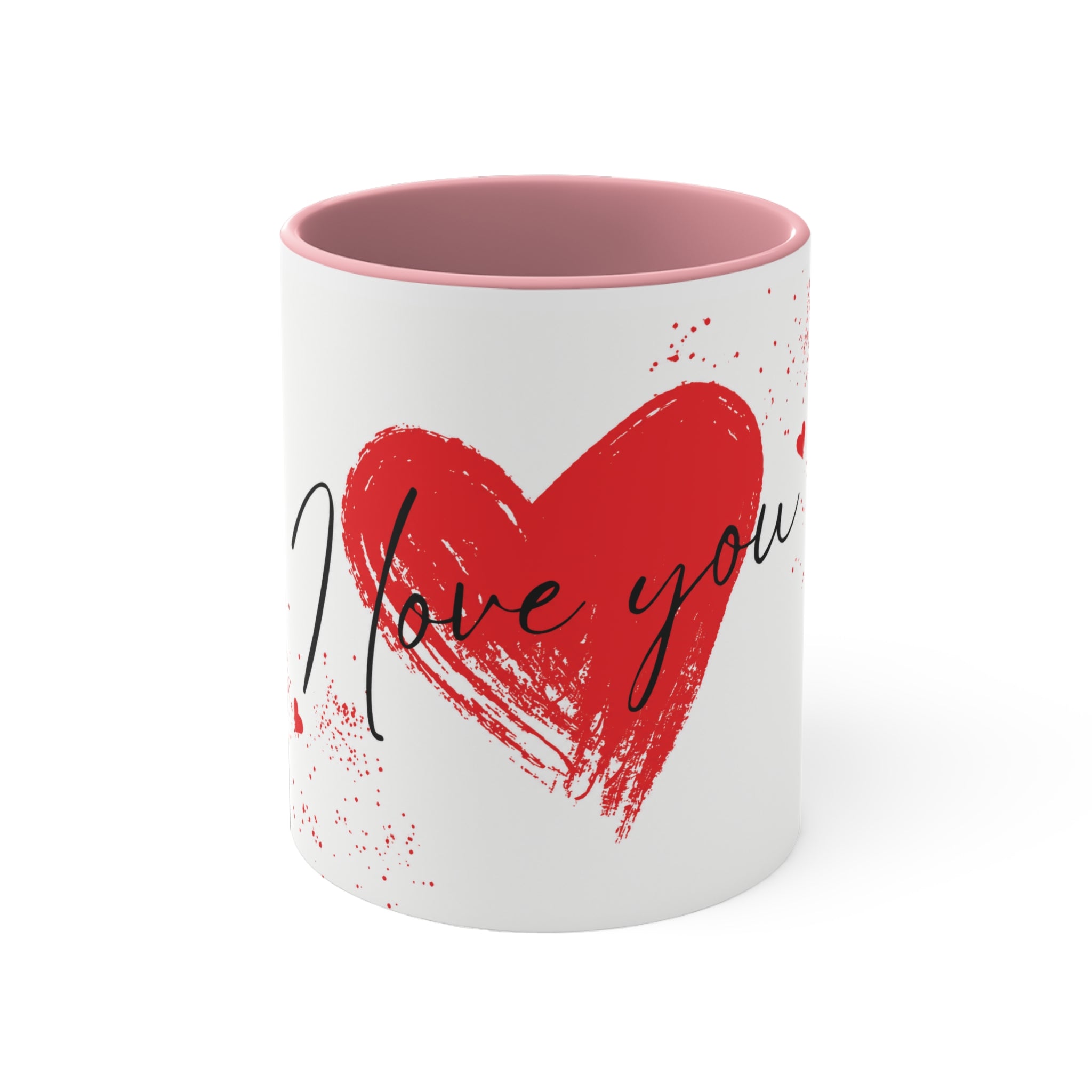 "I love you" Heart Mug
