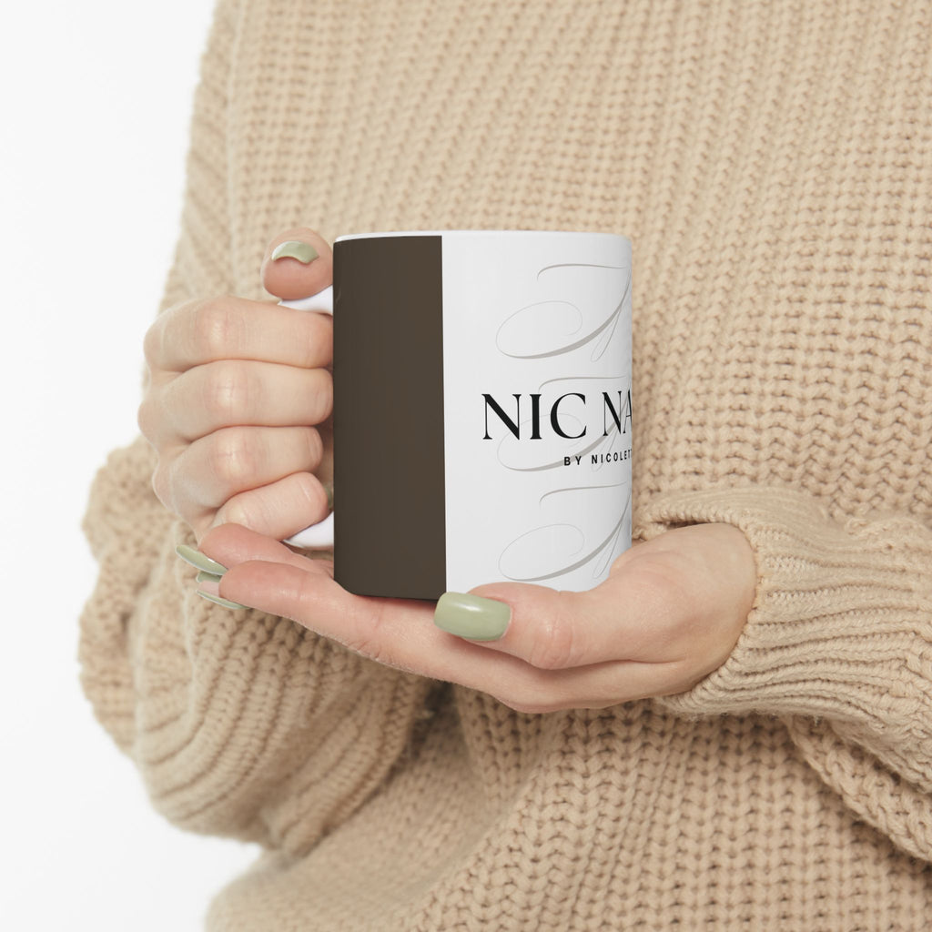 Nic Nacs By Nicolette Brown Logo Ceramic Mug