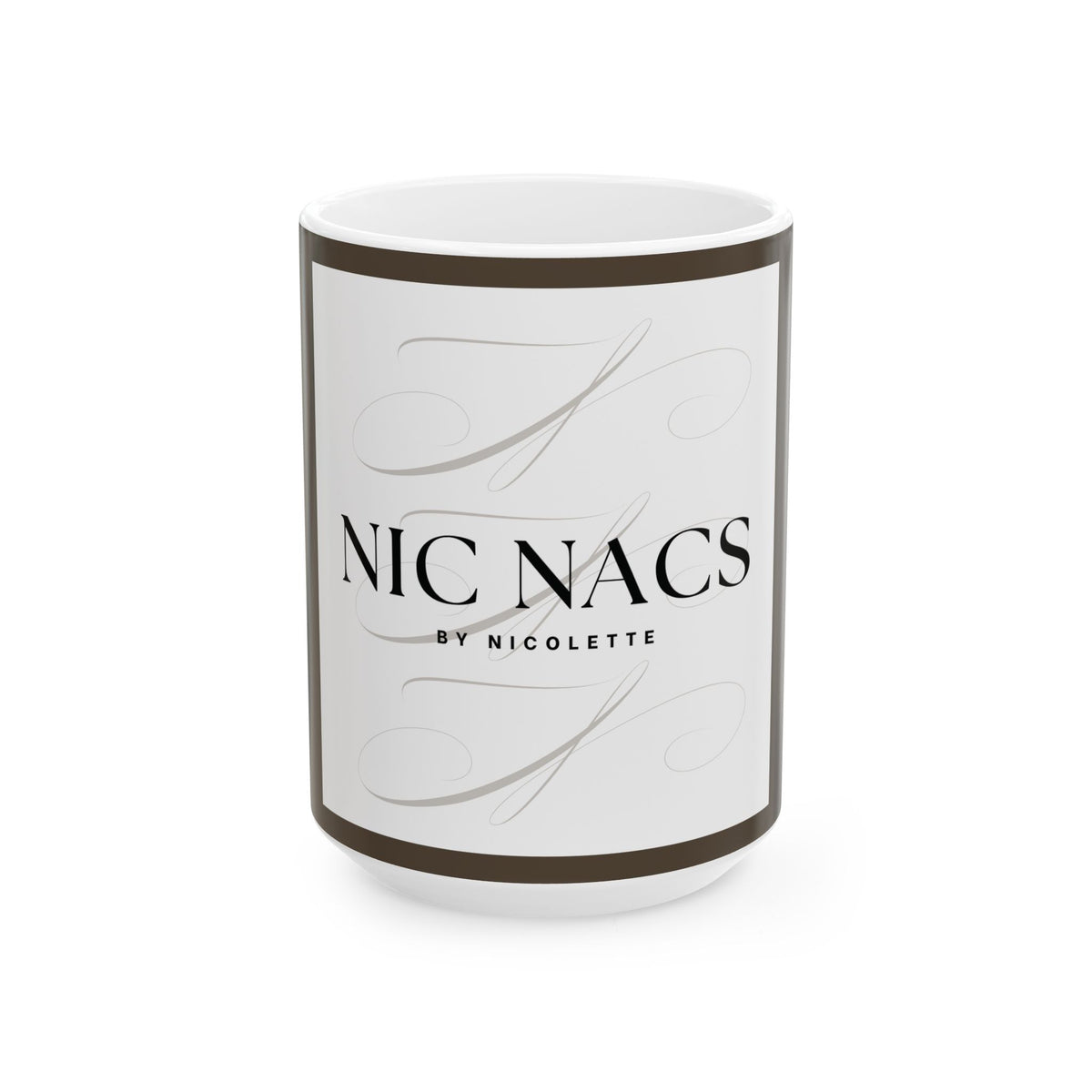 Nic Nacs By Nicolette Brown Logo Ceramic Mug