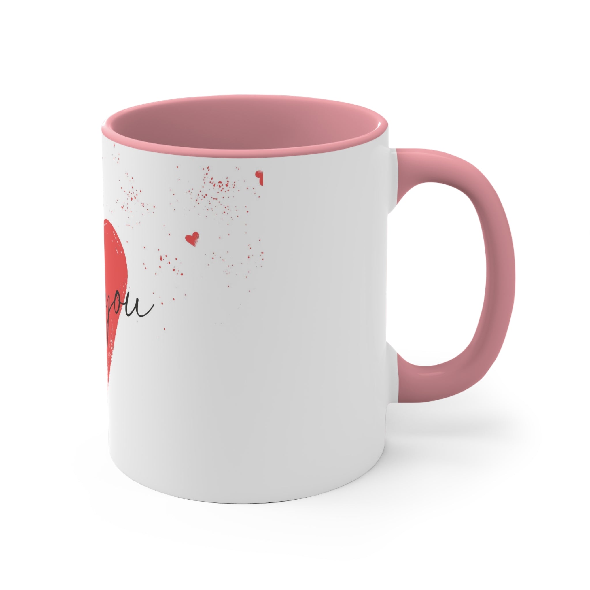 "I love you" Heart Mug