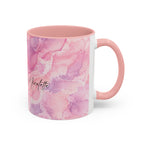 'Nic Nacs By Nicolette' Pastel Pink Marble Mug
