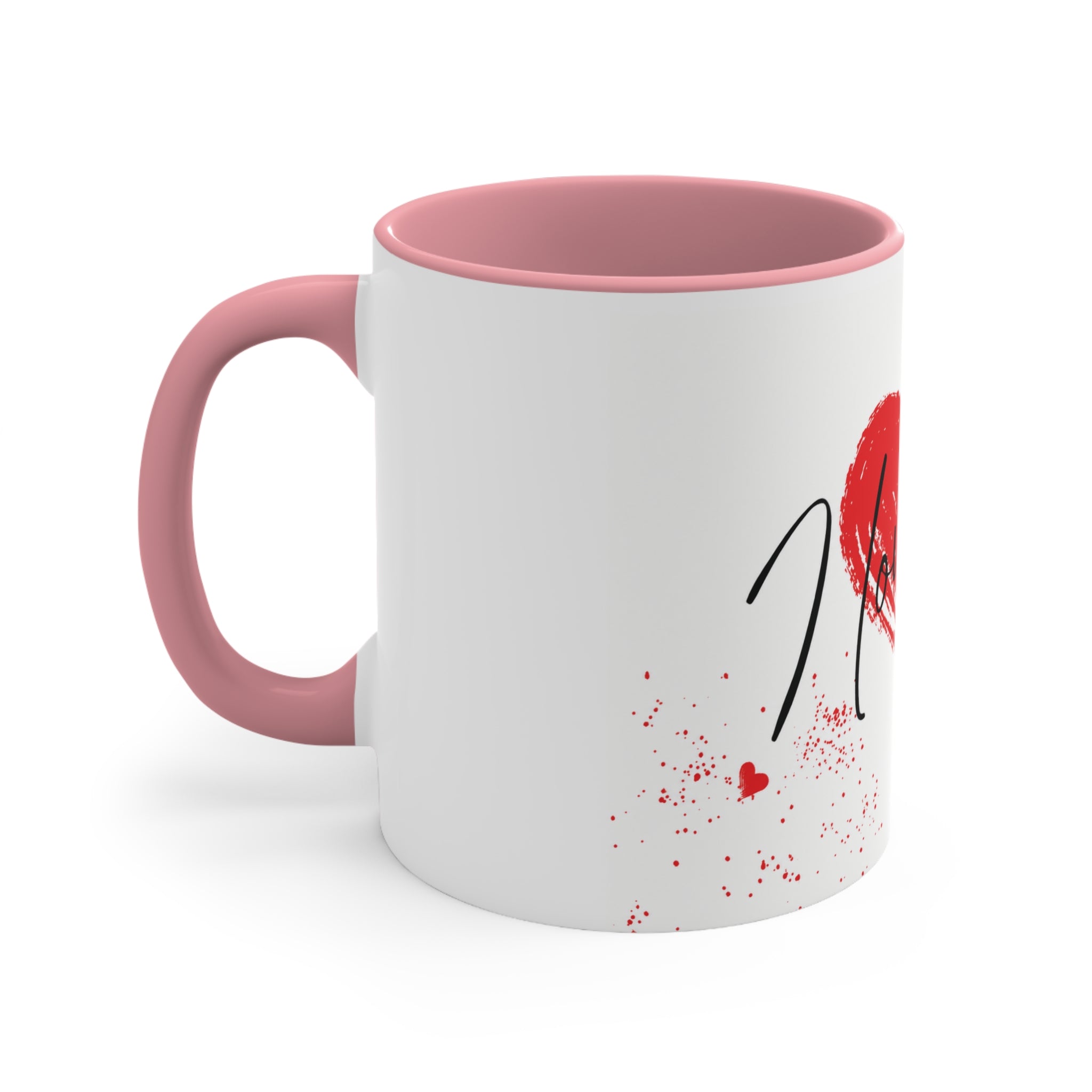 "I love you" Heart Mug