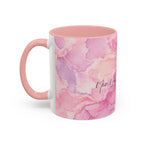 'Nic Nacs By Nicolette' Pastel Pink Marble Mug