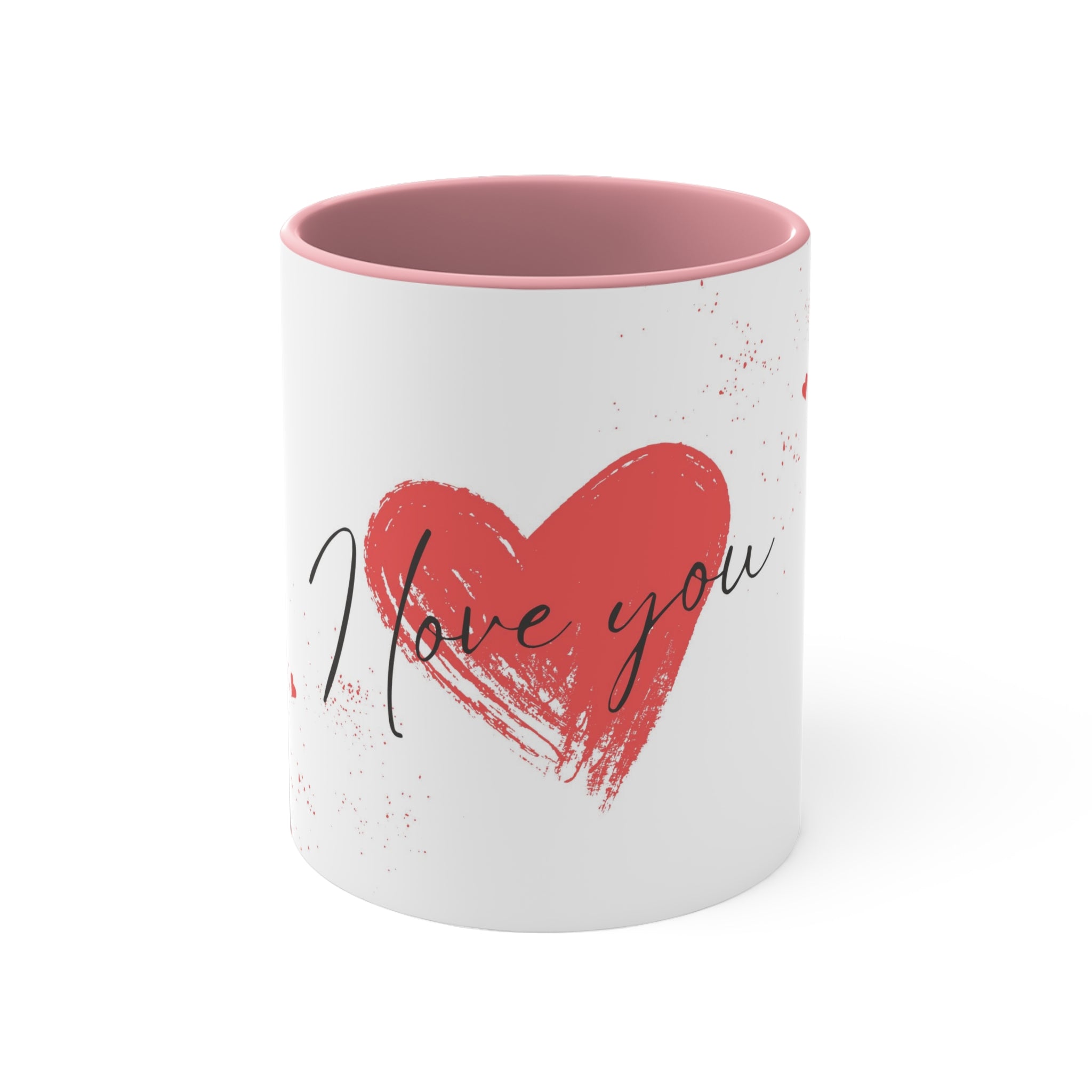 "I love you" Heart Mug