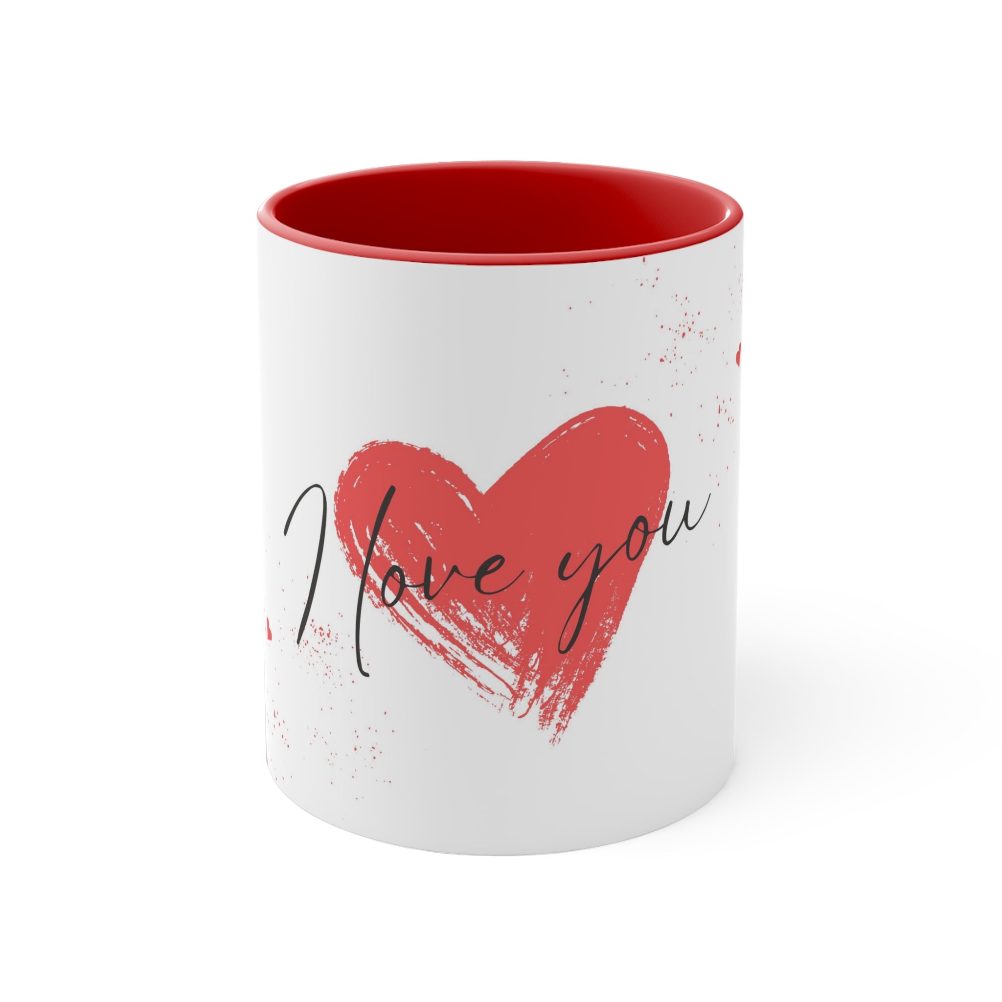 "I love you" Heart Mug